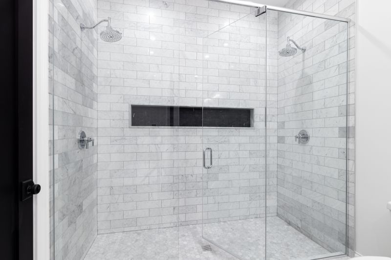 Large Format Tiles in Shower Floor